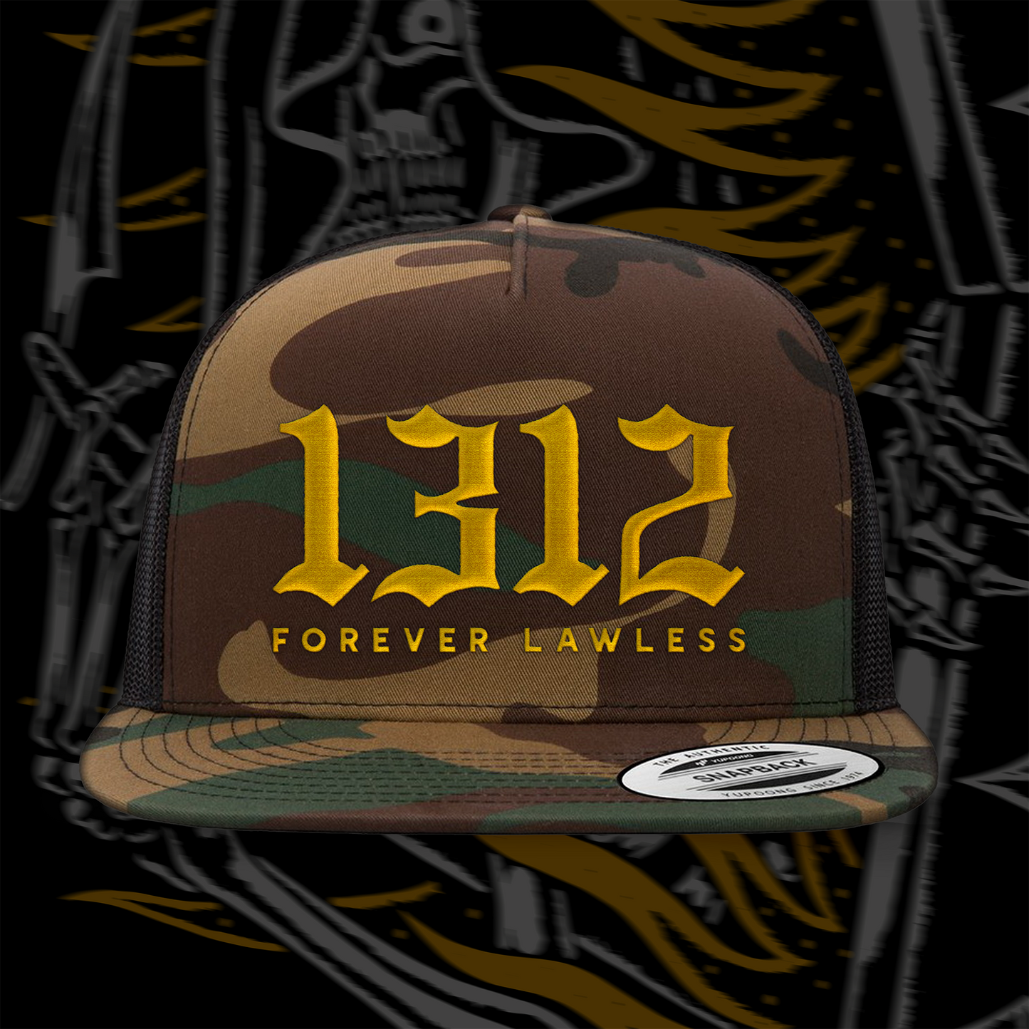 1312 Embroidered Snapback