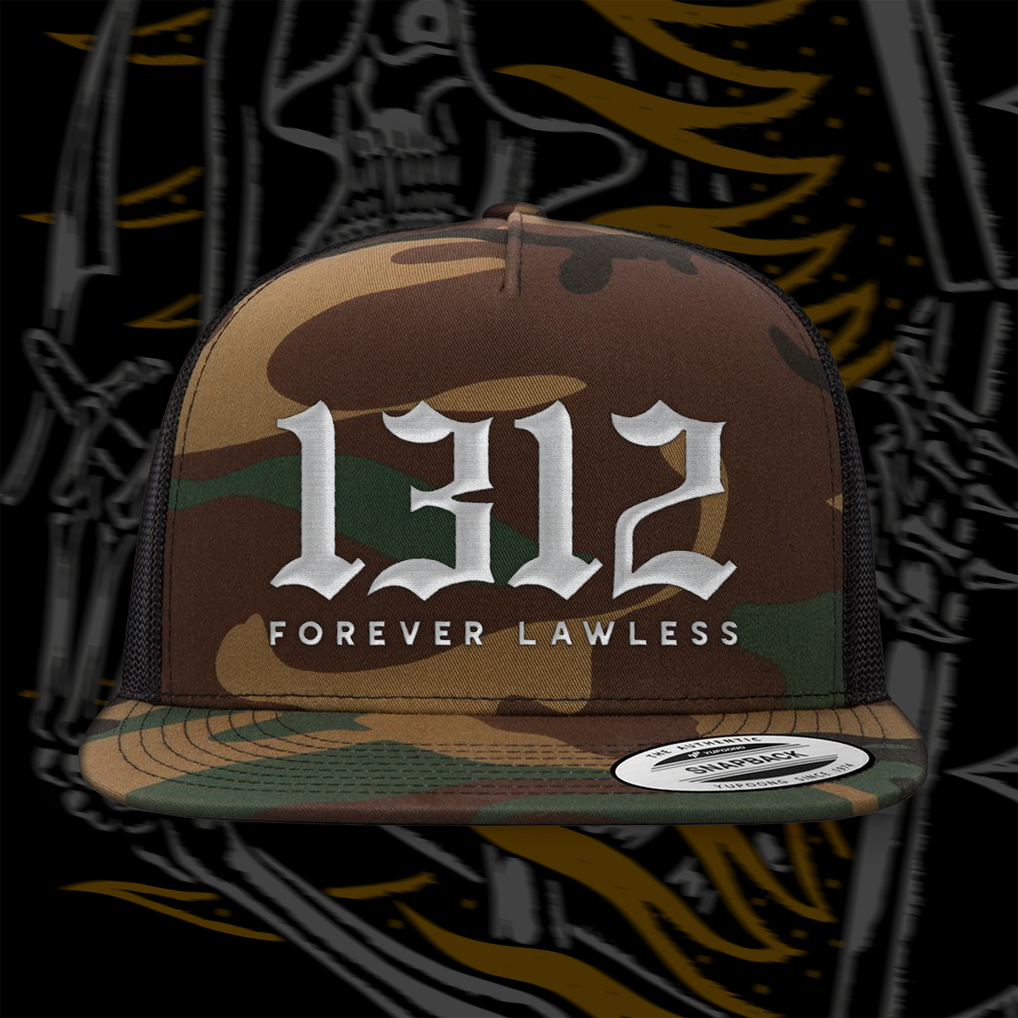 1312 Embroidered Snapback