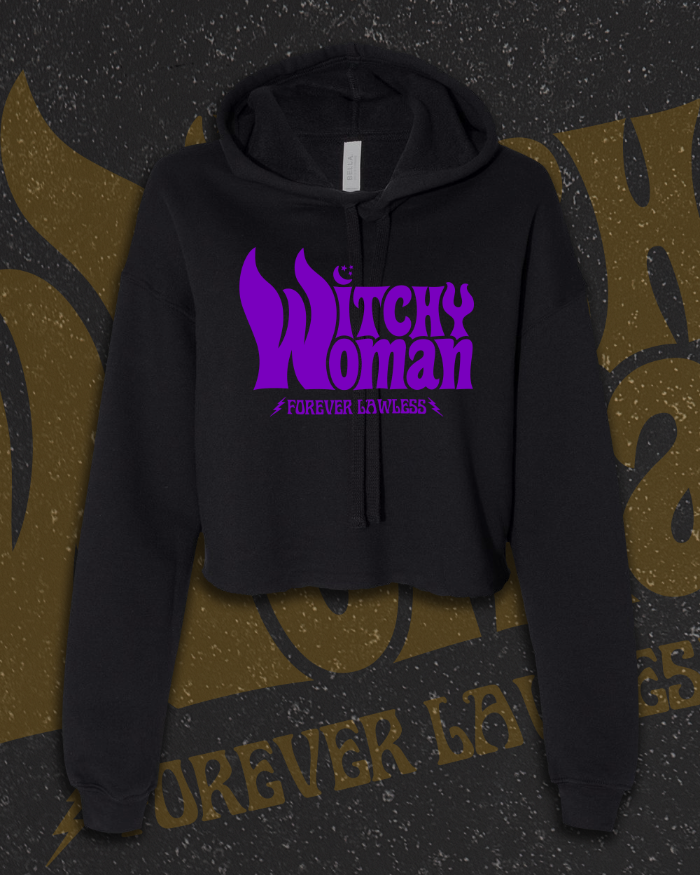Witchy Woman Cropped Hoodie