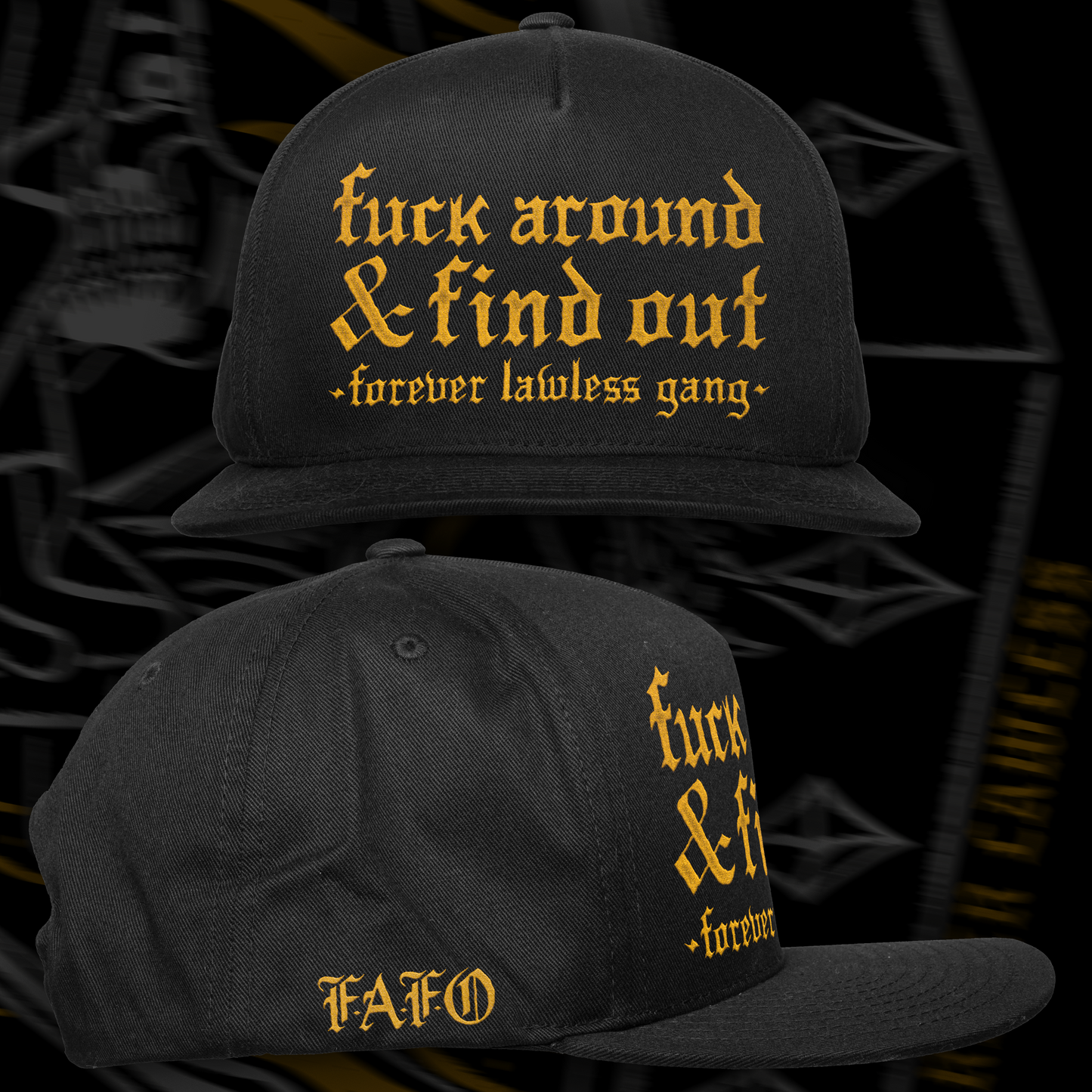 F.A.F.O. Embroidered Snapback