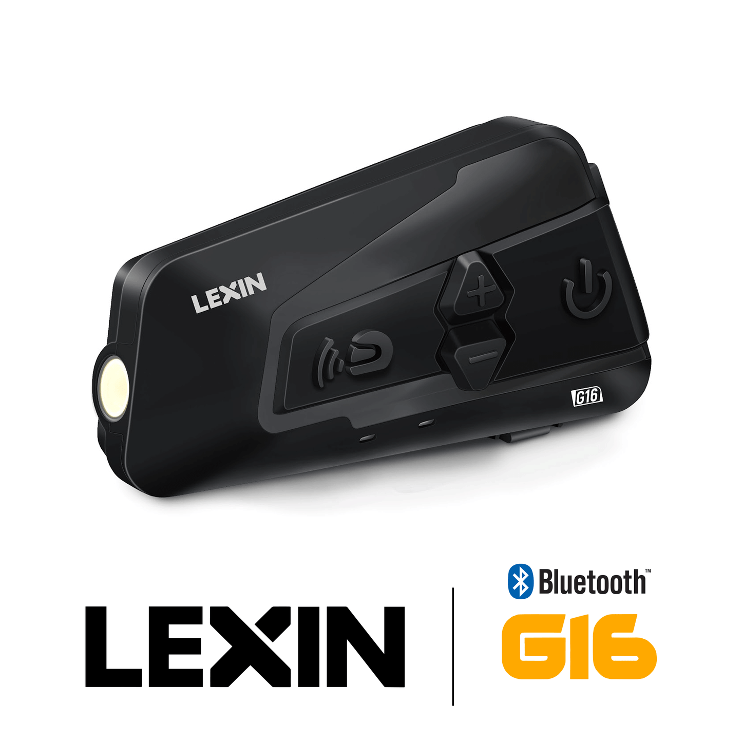 Lexin G16 Bluetooth Helmet Intercom - Advanced LexinPulse Sound & Music Sharing